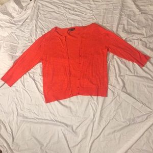 Orange Cardigan